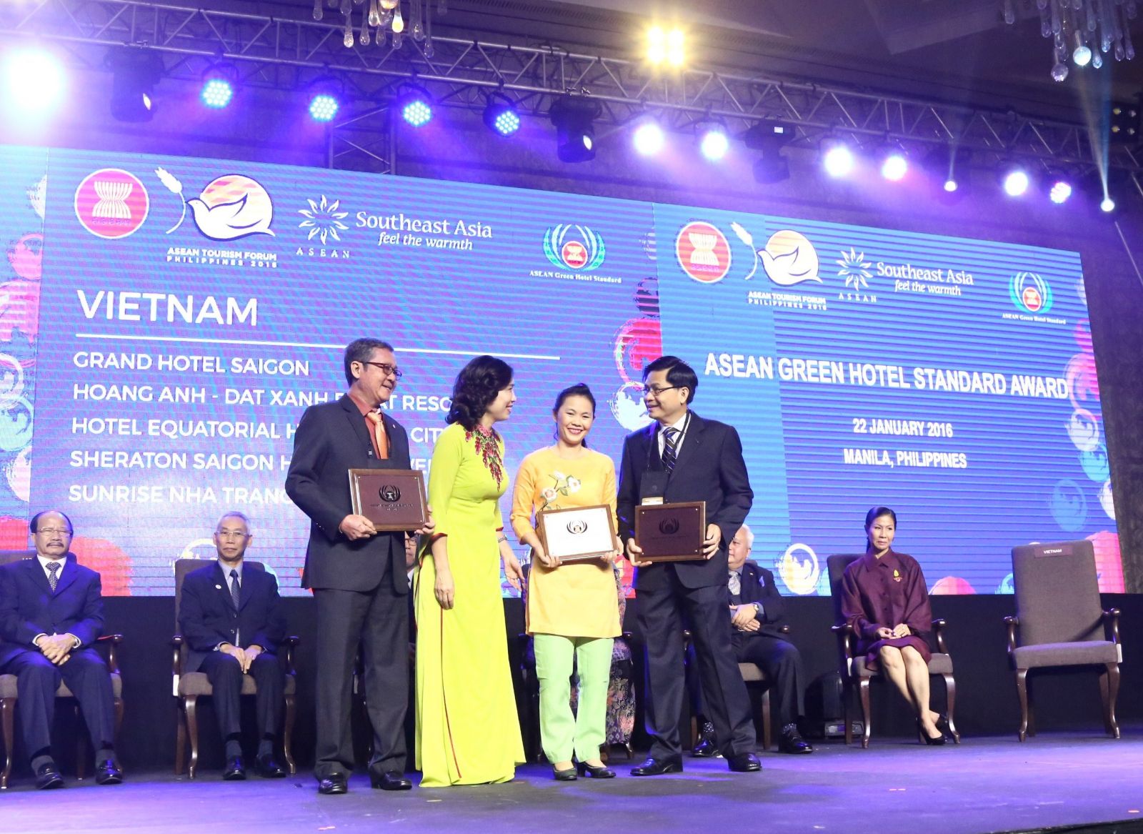 GIẢI THƯỞNG KHÁCH SẠN XANH ASEAN 2016 – 2018